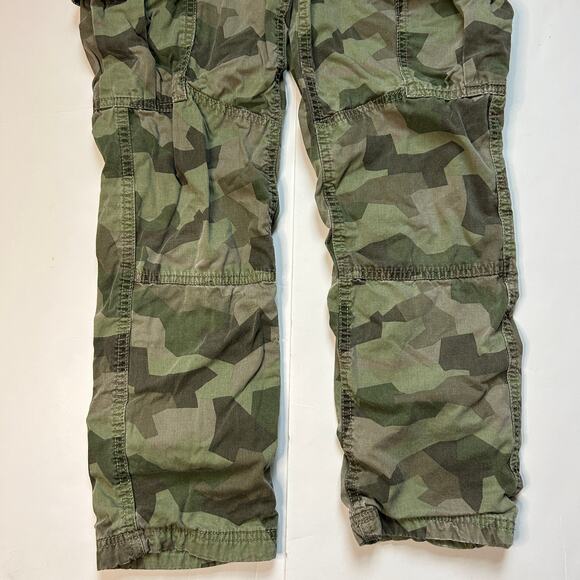 Hanna Andersson Camo Cargo Lined Pants 140 - Picture 3 of 6